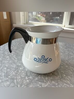 Corningware Cornflower Teapot with  - Vintage